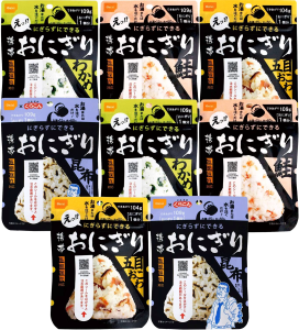 尾西食品 アルファ米 携帯おにぎり 2袋×4種（非常食・保存食）